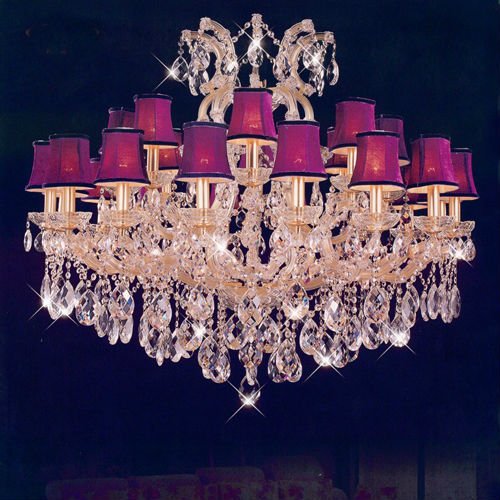 Huge hotel chandelier maria theresa 