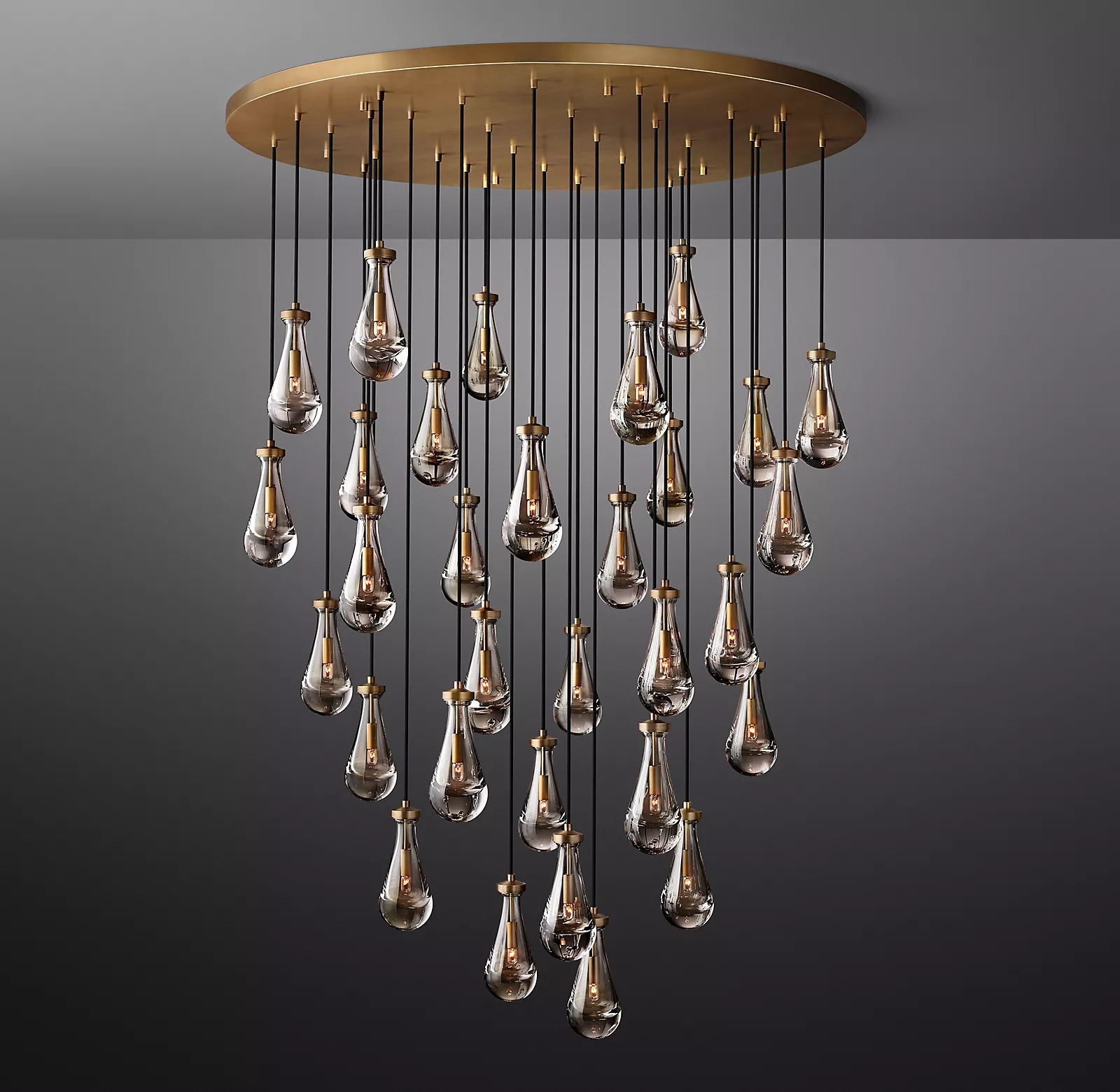 New rain round chandelier 60 inches